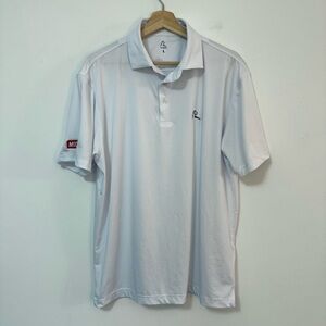 Rhoback Men’s White Performance Polo